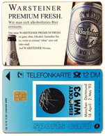 Germany - S 79 11.92 - Warsteiner Beer  Dbz03 - S-Series: Schalterserie Mit Fremdfirmenreklame