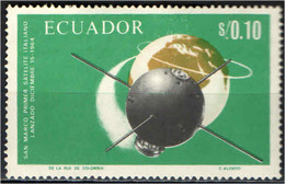 ECUADOR - 1967 - SAN MARCO - PRIMO SATELLITE ITALIANO - MNH - Ecuador