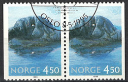 Norwegen Norway 1995. Mi.Nr. 1177 Y Dl/Dr,  (paper Ph.), Used O - Used Stamps