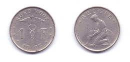 Belgium1 Franc 1923 (legeng In Dutch) - 1 Franc