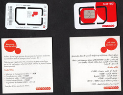 Tunisia- Tunisie - SIM Card - Ooredoo - 4G - Unused- Little Size  - Excellent Quality - Tunesien