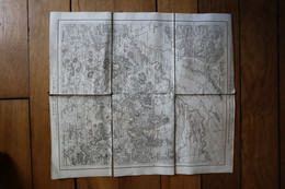 Carte Ancienne XVIII°  CHARTE Von SCHWABENN Allemagne DILLINGEN - Geographical Maps