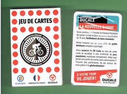 JEU 54 CARTES A JOUER TOUR DE FRANCE PUBLICITE E. LECLERC EDITION DUCALE FABRICATION FRANCAISE - 54 Cartes