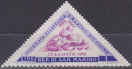 Saint-Marin (Poste Aérienne) YT PA92 Mi 485 Année 1952 (MNH **) Fleur - Luftpost