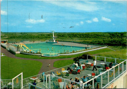 (3 L 21) Belgium (posted To France 1970) Knokke-Zoute Swimming Pool - Piscine - Knokke