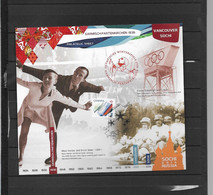 Olympische Spelen  Sochi 2014 , Souveniersblok Postfris - Hiver 2014: Sotchi