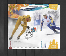 Olympische Spelen  Sochi 2014 , Souveniersblok Postfris - Invierno 2014: Sotchi
