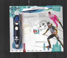 Olympische Spelen  Sochi 2014 , Souveniersblok Postfris - Winter 2014: Sotschi