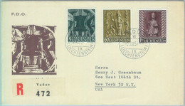 88925 - LIECHTENSTEIN  - Postal History -   Registered  FDC COVER  1959 - Autres & Non Classés