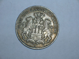 ALEMANIA/HAMBURGO 2 Marcos 1906 Plata (9245) - 2, 3 & 5 Mark Argent