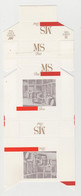 MS Red - Emballage Cartonne Cigarette - Contenitore Di Sigari