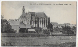 44 - NORT-SUR-EDRE (Loire-Inférieur) - Vue Sur L'Eglise, Prise à L'Est - F. CHAPEAU Imp. Edit. NANTES- N°56 - Nort Sur Erdre