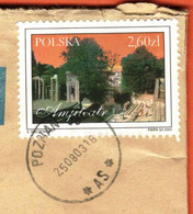 Poland Poznan 2003 / Amfiteatr Amphitheater 2.60 Zł Lazienkowski Park - Cartas & Documentos