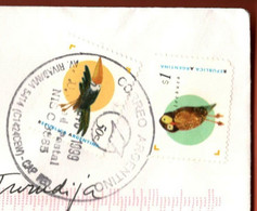 Argentina 1999 / 1995 Local Fauna - Birds, Ramphastos Toco Toco Toucan 50 C, Tyto Alba Barn Owl 1 $ - Lettres & Documents