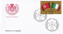 S.M.O.M. -  POSTE MAGISTRALI -  FDC 2005 - CONVENZIONE POSTALE CON ITALIA - Sovrano Militare Ordine Di Malta