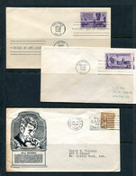 USA 1948/50 9 Covers First Day Of Issue 14014 - 1941-1950