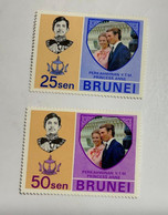 (stamp 24-10-2022) Mint / Neuf -  Brunei Darussalam - Princess Ann Royal Wedding - Brunei (1984-...)