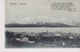 ACIREALE  PANORAMA  VERSI POESIA  LIONARDO VIGO  1915  NO VG - Acireale