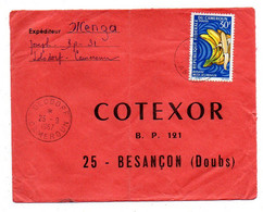 Cameroun-1967-lettre De  LOLODORF  Pour Besançon-25-- Tp ( Banane)  Seul  Sur Lettre......cachet  .....à Saisir - Camerún (1960-...)