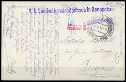 1916, Österreich, Brief - Mechanische Stempel