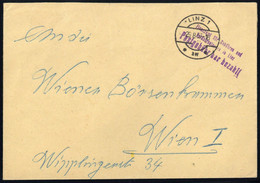 1957, Österreich, Brief - Machine Postmarks