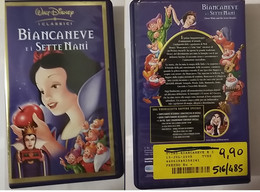 Biancaneve E I Sette Nani . VHS Ex Noleggio - Cartoni Animati