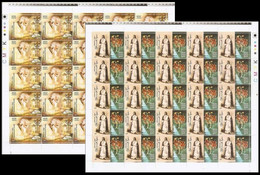 India 2011 RABINDRANATH TAGORE COMPLETE SET OF 2 Complete Sheets, MNH P. O Fresh & Fine, Rare - Other & Unclassified