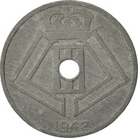 Monnaie, Belgique, 25 Centimes, 1942, TTB, Zinc, KM:132 - 25 Centimes