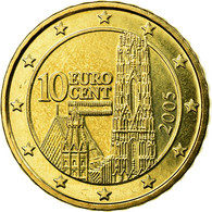 Autriche, 10 Euro Cent, 2005, SUP, Laiton, KM:3085 - Autriche