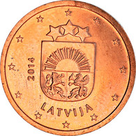 Latvia, 2 Euro Cent, 2014, SPL+, Copper Plated Steel - Letonia