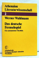 Das Deutsche Fernsehspiel : Ein Systematischer Überblick. - Theater & Dans