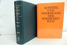 Aufstieg Und Niedergang Der Römischen Welt; Teil: Teil 2., Principat., Bd. 20., - 4. Neuzeit (1789-1914)