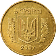 Monnaie, Ukraine, 25 Kopiyok, 2007, Kyiv, TTB, Aluminum-Bronze, KM:2.1b - Ucraina