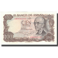 Billet, Espagne, 100 Pesetas, 1970, 1970-11-17, KM:152a, SPL - 100 Pesetas