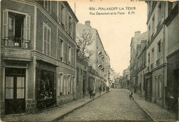 Malakoff La Tour * La Rue Danicourt Et La Poste * Mercerie - Malakoff