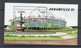 Cuba 1991 Mi Nr Blok 124 , PANAMFILEX ’91 - Gebruikt