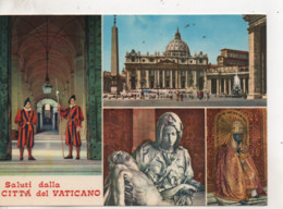 Cpa.Vatican.Saluti Dalla Citta'del Vaticano 4 Vues - Vatican
