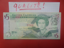 BRITISH EAST CARIBBEAN (Brit. Guiana) 5$ ND 1993 Peu Circuler (L.13) - Ostkaribik