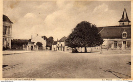 COURSON-les-CARRIÈRES  La Place  2 Scans - Courson-les-Carrières