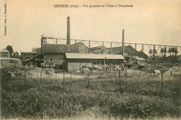 Breteuil * Vue Générale De L'usine De Phosphates * Industrie Chimique Cheminée - Breteuil