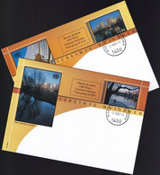UNO WIEN 2003 Mi-Nr. U 6/7 Ganzsache Umschläge Gestempelt EST - Covers & Documents