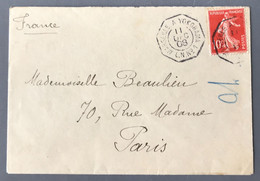 France N°138 Sur Enveloppe TAD MARSEILLE A YOKOHAMA 11.12.08 - Paquebot ERNEST SIMON - (W1003) - Maritime Post