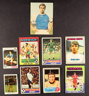 FOOTBALL CARDS. A Box With Various Cards From The 60s And 70s Which Are Incomplete Sets.Â Includes The 1977 Topps Red Ba - Sonstige & Ohne Zuordnung