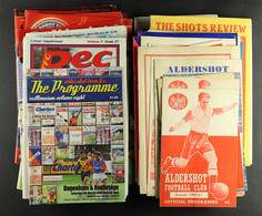 FOOTBALL PROGRAMMES. ONE PER SEASON. ALDERSHOT - BLACKBURN. 1960 ONWARDS. Comprising Of: Aldershot 60-1 To 2015-16. Incl - Other & Unclassified