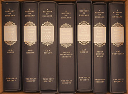 FOLIO SOCIETY: HISTORY OF ENGLAND SET. Complete 12 Volume Set With Slipcases. Also Includes 'William The Conqueror'. Ver - Sonstige & Ohne Zuordnung