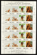 ISLAND OF ISO (SWEDEN) NUDES LOCAL STAMPS A Wholesale Lot Of Complete Sheets Of Twenty, In Horizontal Se-tenant Strips O - Sonstige & Ohne Zuordnung