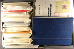 WORLD IN TWO SAFETY DEPOSIT BOX TINS A Late 1970's To Early 1980's Duplicated Accumulation In Packets And Envelopes Plus - Sonstige & Ohne Zuordnung