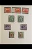 SEIYUN 1951 New Currency Surcharges, SG 20/27, Mint Or Never Hinged With Imprint Strips Of Six With All Values To 2s On  - Aden (1854-1963)