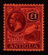 1921-29 Â£1 Purple And Black On Red, SG 61, Very Fine Mint. Cat. Â£275. - Autres & Non Classés