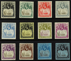 1924-33 Badge Set, SG 10/20, Fine Mint. Cat. Â£350. (12 Stamps) - Ascension